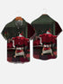Men's Christmas Funny Graphic Short Sleeve Hawaiian Shirt